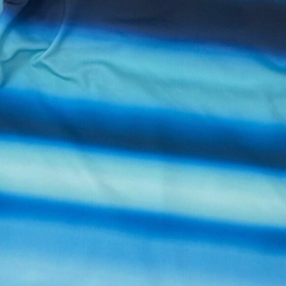 Brand New Women's Nike Blue Blur V-Back Move To Zero Tankini Swimsuit Top - Picture 9 of 9